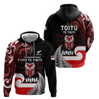 Aotearoa Toitu He Whakaputanga Hoodie Toitu Te Tiriti O Waitangi LT05 - Polynesian Pride