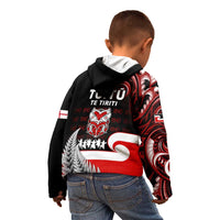 Aotearoa Toitu He Whakaputanga Kid Hoodie Toitu Te Tiriti O Waitangi LT05 - Polynesian Pride