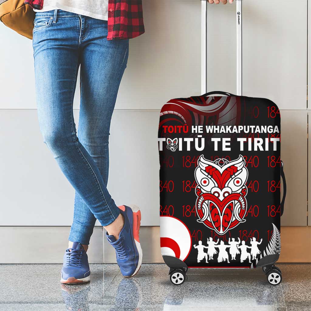 Aotearoa Toitu He Whakaputanga Luggage Cover Toitu Te Tiriti O Waitangi LT05 - Polynesian Pride