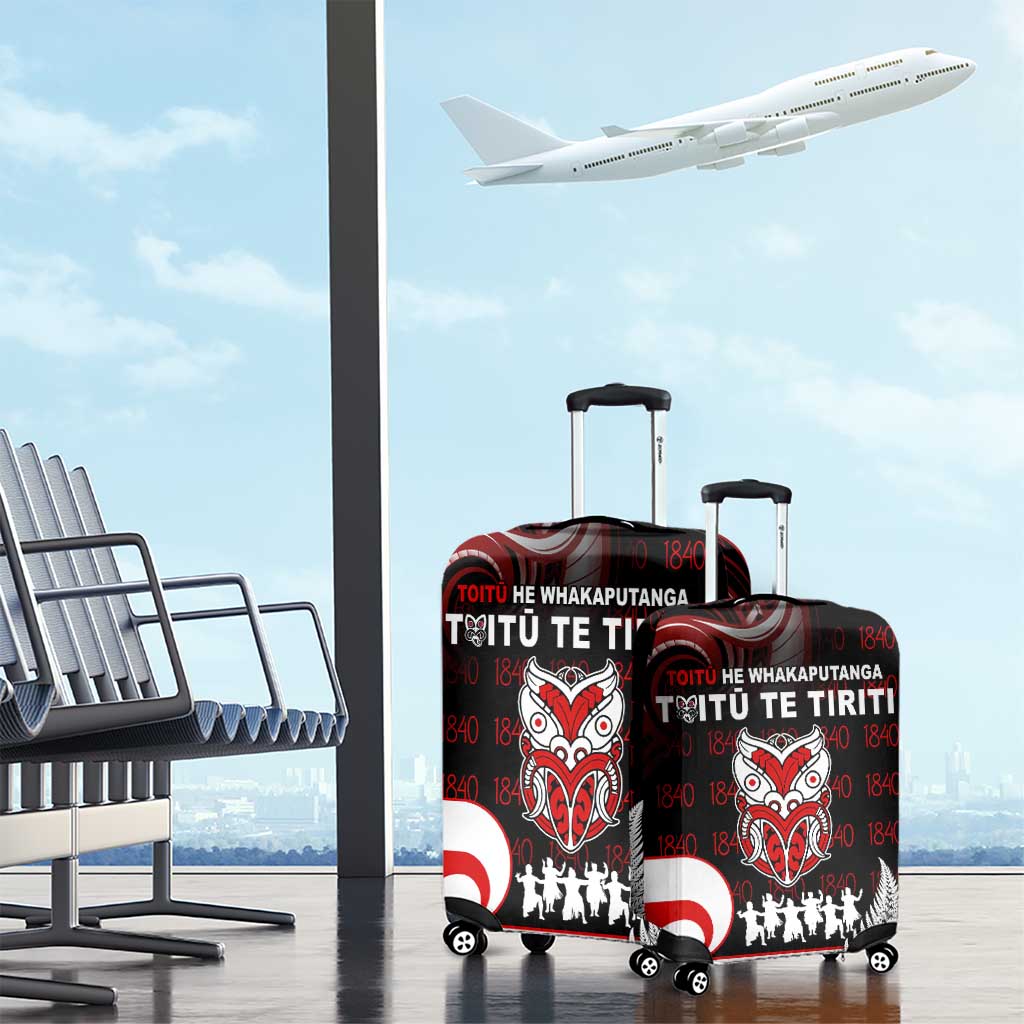 Aotearoa Toitu He Whakaputanga Luggage Cover Toitu Te Tiriti O Waitangi LT05 - Polynesian Pride