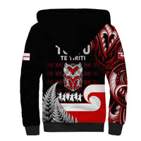 Aotearoa Toitu He Whakaputanga Sherpa Hoodie Toitu Te Tiriti O Waitangi LT05 - Polynesian Pride