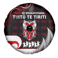 Aotearoa Toitu He Whakaputanga Spare Tire Cover Toitu Te Tiriti O Waitangi LT05 - Polynesian Pride