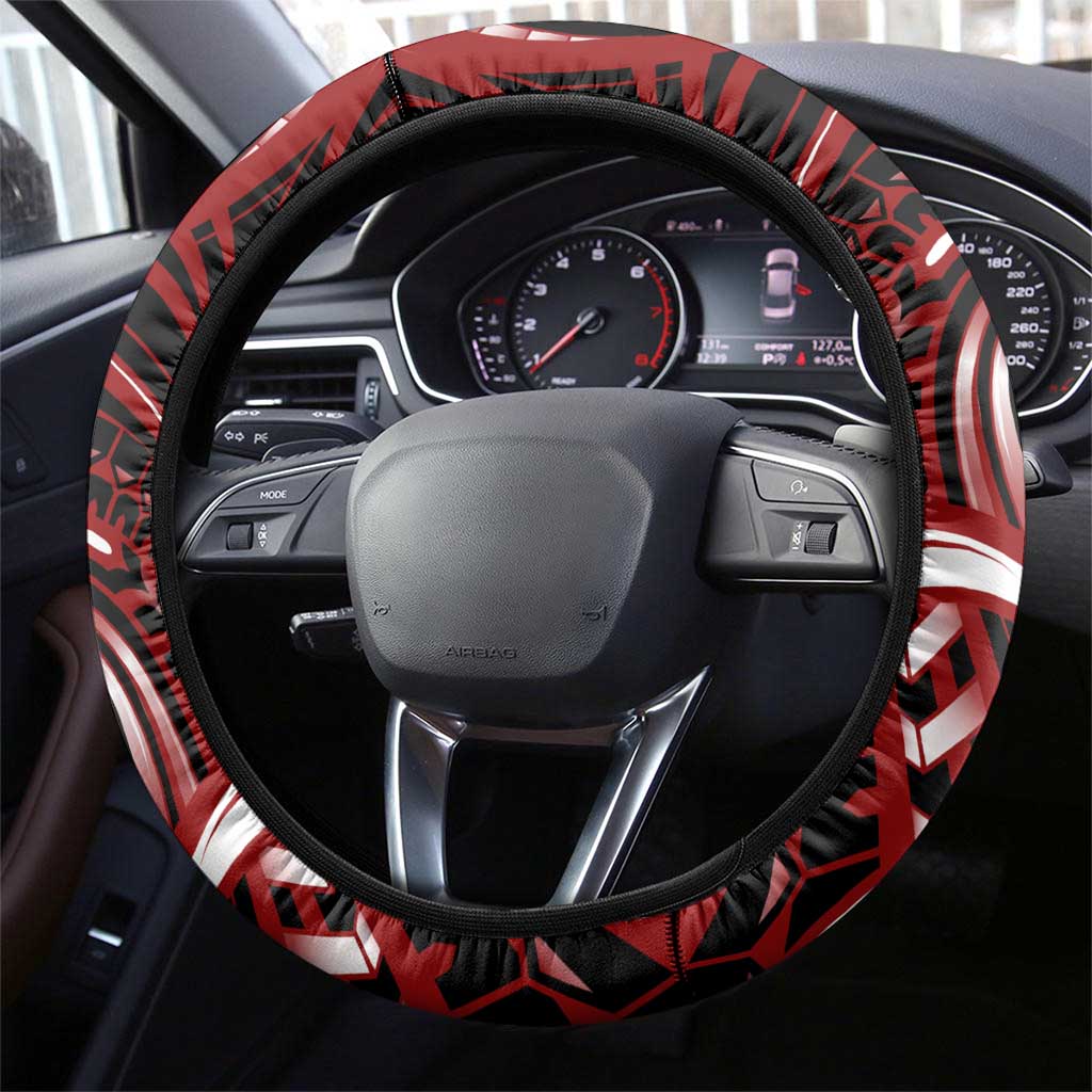 Aotearoa Toitu He Whakaputanga Steering Wheel Cover Toitu Te Tiriti O Waitangi LT05 - Polynesian Pride
