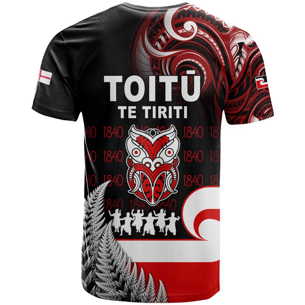Aotearoa Toitu He Whakaputanga T Shirt Toitu Te Tiriti O Waitangi LT05 - Polynesian Pride