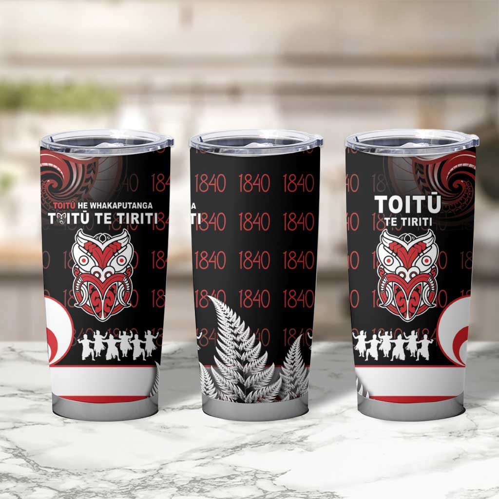 Aotearoa Toitu He Whakaputanga Tumbler Cup Toitu Te Tiriti O Waitangi LT05 - Polynesian Pride
