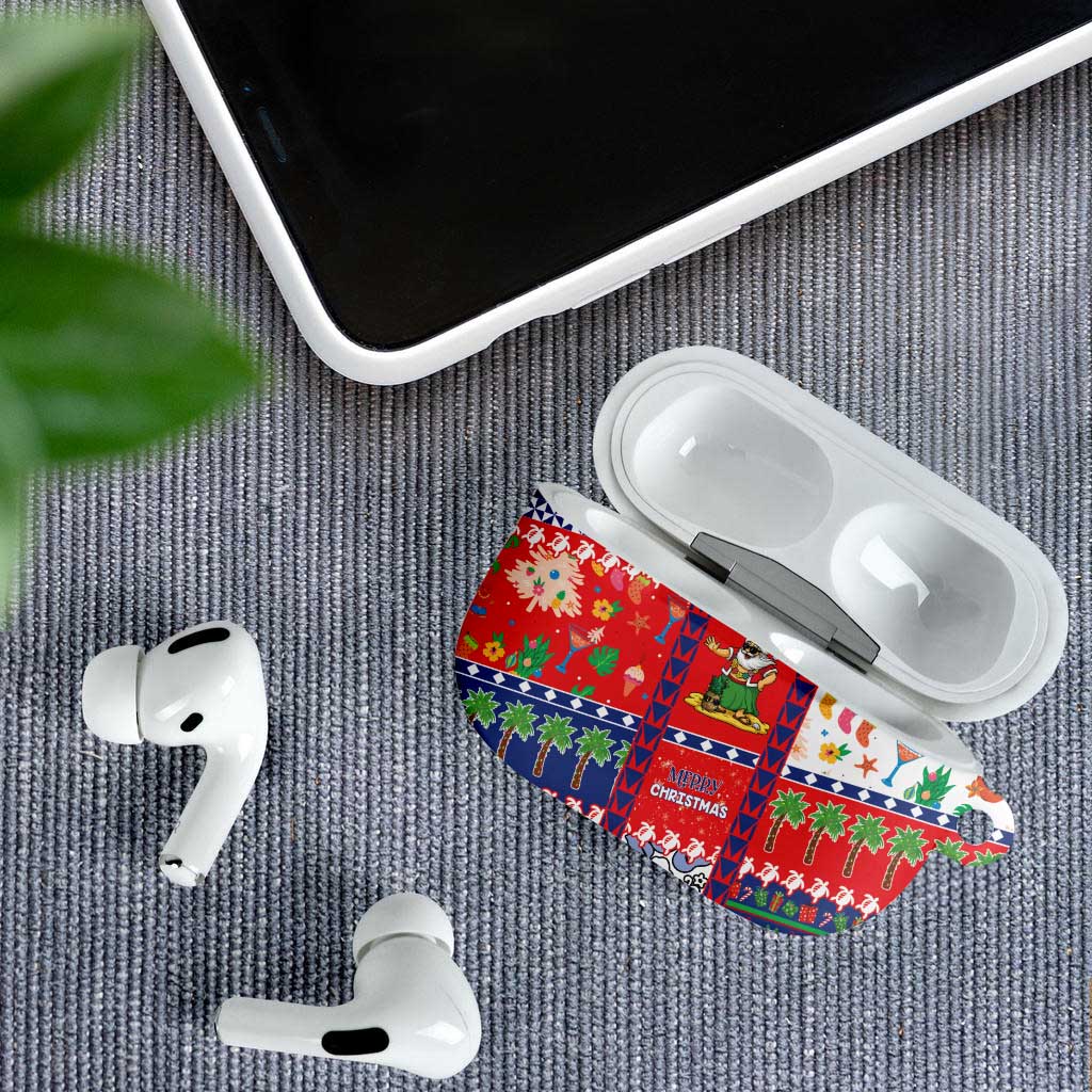 Wallis And Futuna Christmas AirPods Case Festive Beach Vibes LT05 - Polynesian Pride