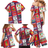Wallis And Futuna Christmas Family Matching Mermaid Dress and Hawaiian Shirt Festive Beach Vibes LT05 - Polynesian Pride