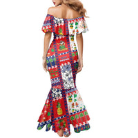 Wallis And Futuna Christmas Family Matching Mermaid Dress and Hawaiian Shirt Festive Beach Vibes LT05 - Polynesian Pride