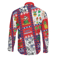Wallis And Futuna Christmas Family Matching Short Sleeve Bodycon Dress and Hawaiian Shirt Festive Beach Vibes LT05 - Polynesian Pride