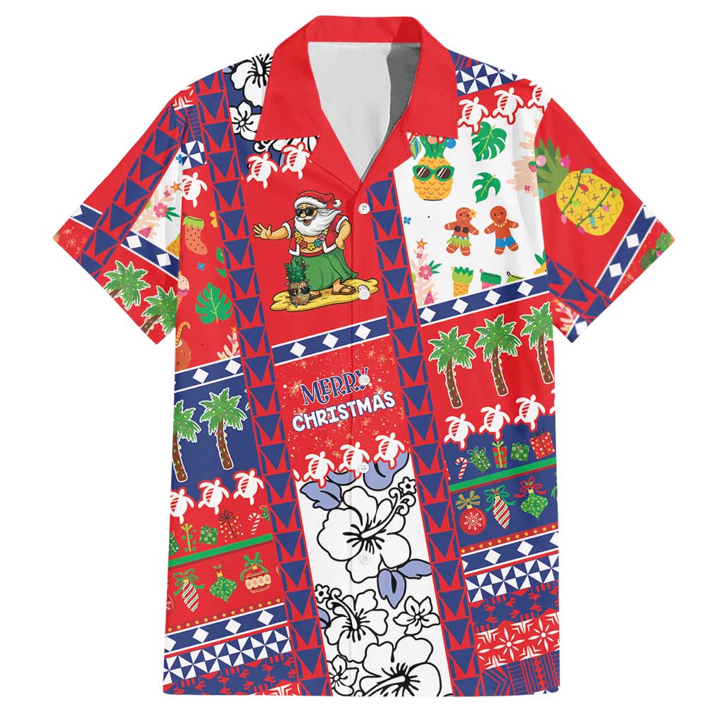 Wallis And Futuna Christmas Hawaiian Shirt Festive Beach Vibes LT05 Red - Polynesian Pride