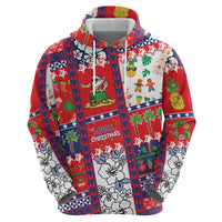 Wallis And Futuna Christmas Hoodie Festive Beach Vibes LT05 - Polynesian Pride