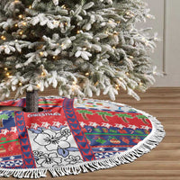 Wallis And Futuna Christmas Tree Skirt Festive Beach Vibes LT05 - Polynesian Pride
