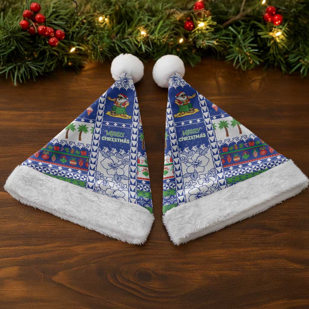 Northern Mariana Islands Christmas Santa Hat Festive Beach Vibes LT05 - Polynesian Pride
