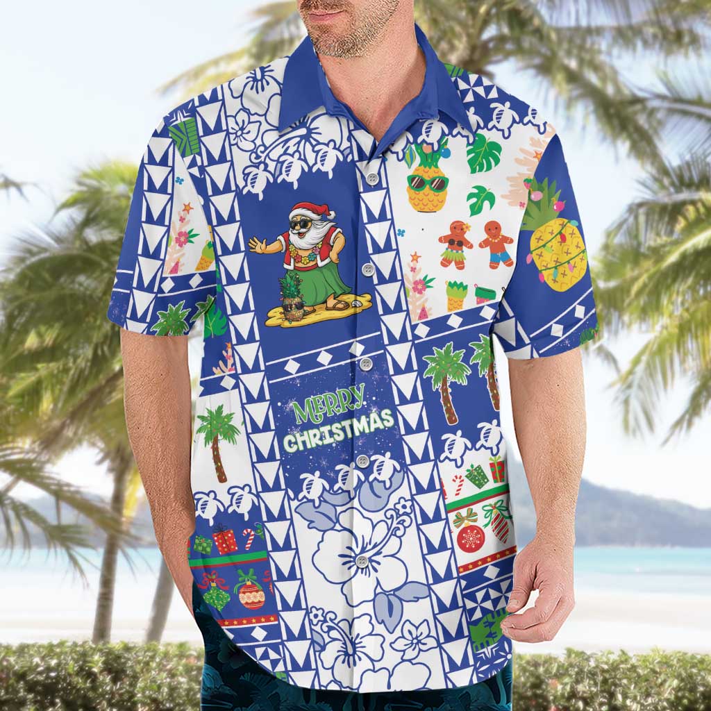 Northern Mariana Islands Christmas Hawaiian Shirt Festive Beach Vibes - Polynesian Pride