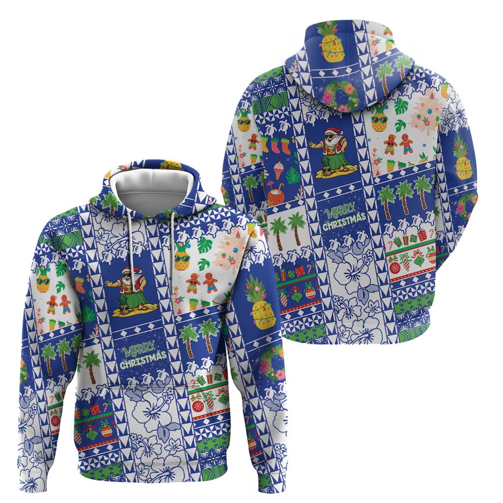Northern Mariana Islands Christmas Hoodie Festive Beach Vibes LT05 - Polynesian Pride