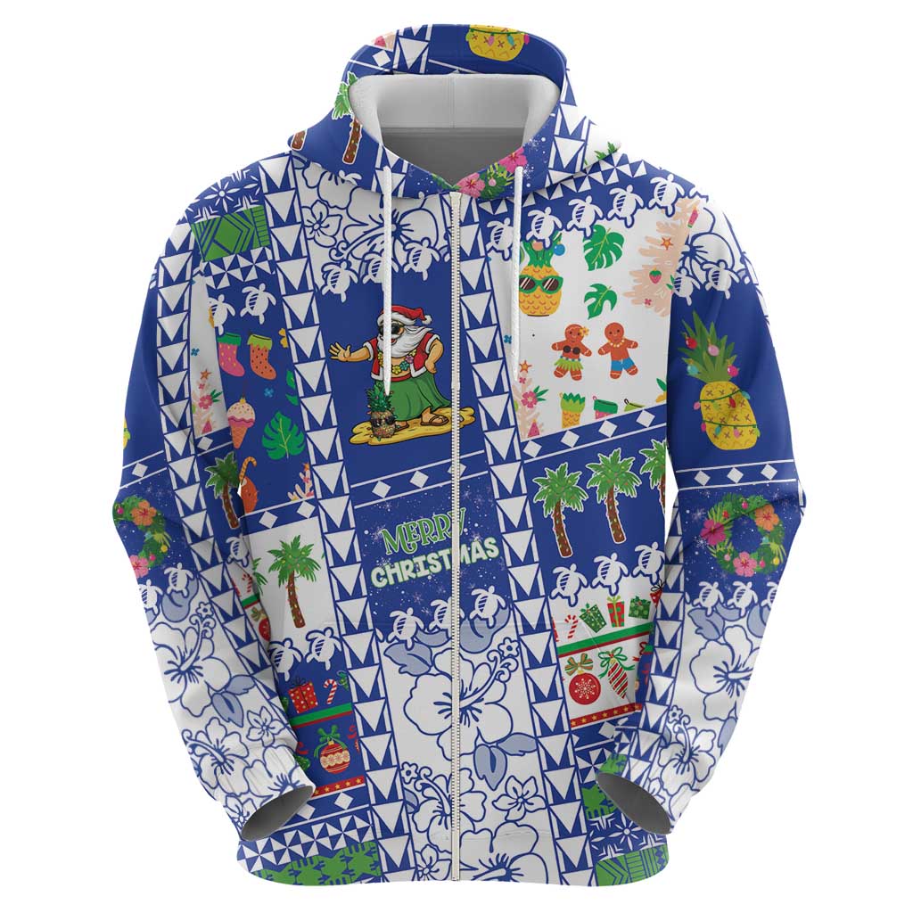 Northern Mariana Islands Christmas Hoodie Festive Beach Vibes LT05 - Polynesian Pride