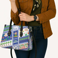 Northern Mariana Islands Christmas Leather Bag Festive Beach Vibes LT05 - Polynesian Pride