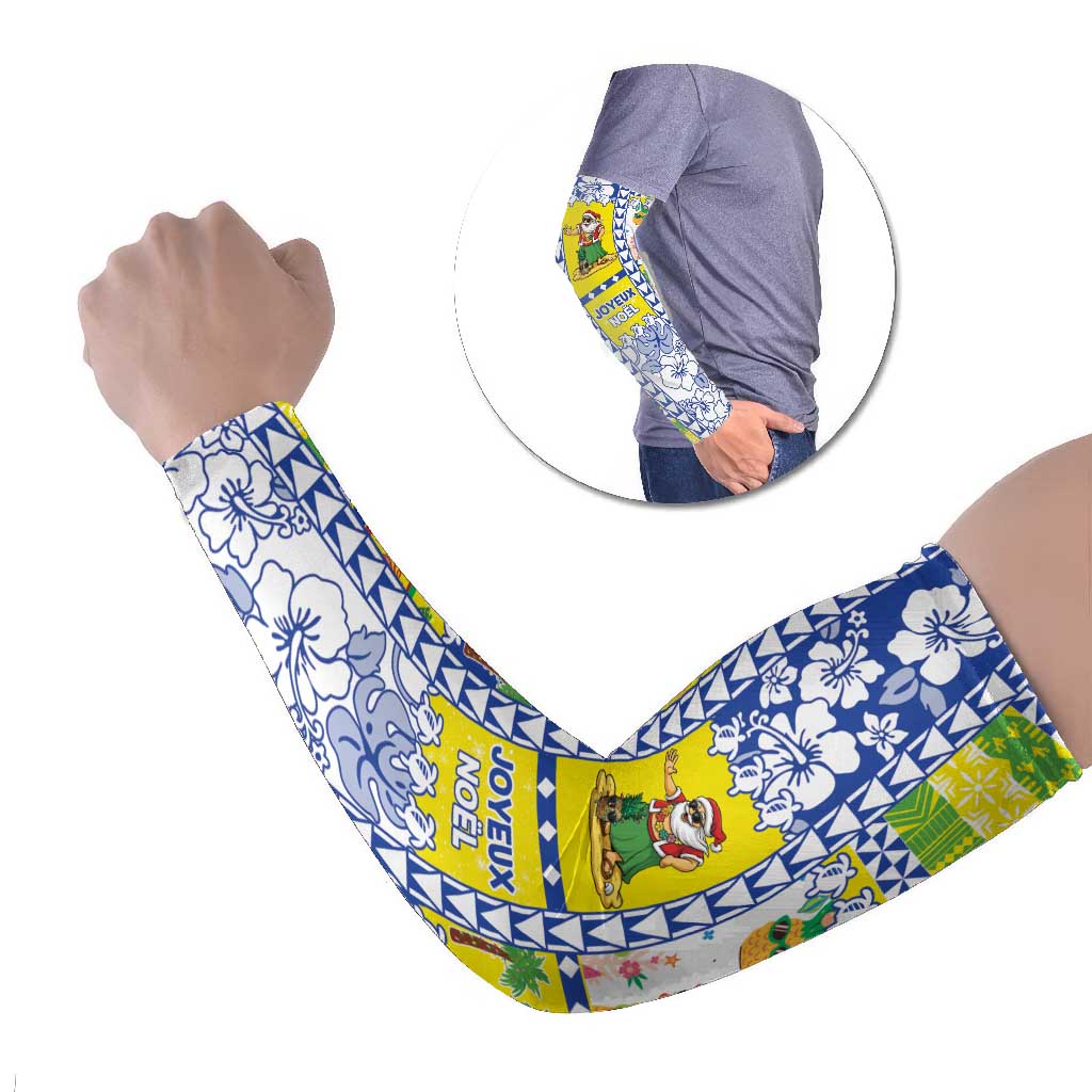 New Caledonia Christmas Arm Sleeves Festive Beach Vibes - Polynesian Pride