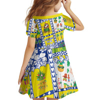 New Caledonia Christmas Family Matching Off The Shoulder Long Sleeve Dress and Hawaiian Shirt Festive Beach Vibes LT05 - Polynesian Pride