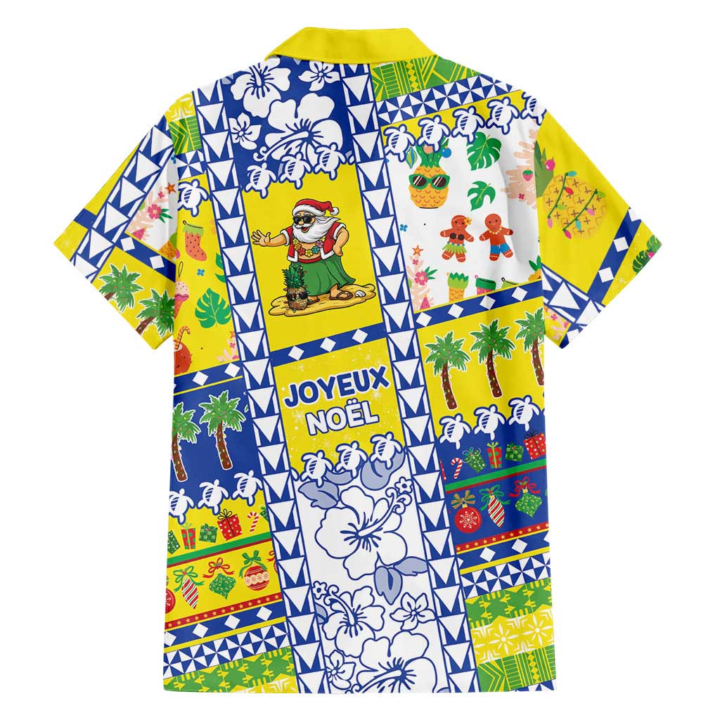 New Caledonia Christmas Family Matching Puletasi and Hawaiian Shirt Festive Beach Vibes LT05 - Polynesian Pride