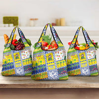 New Caledonia Christmas Grocery Bag Festive Beach Vibes LT05 3-pack One Size Yellow - Polynesian Pride