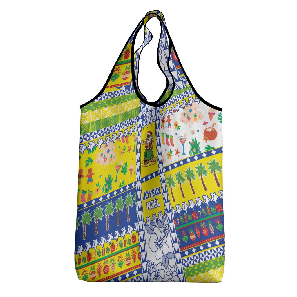 New Caledonia Christmas Grocery Bag Festive Beach Vibes LT05 - Polynesian Pride
