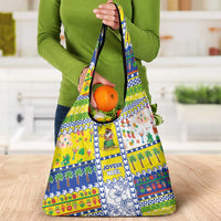 New Caledonia Christmas Grocery Bag Festive Beach Vibes LT05 - Polynesian Pride