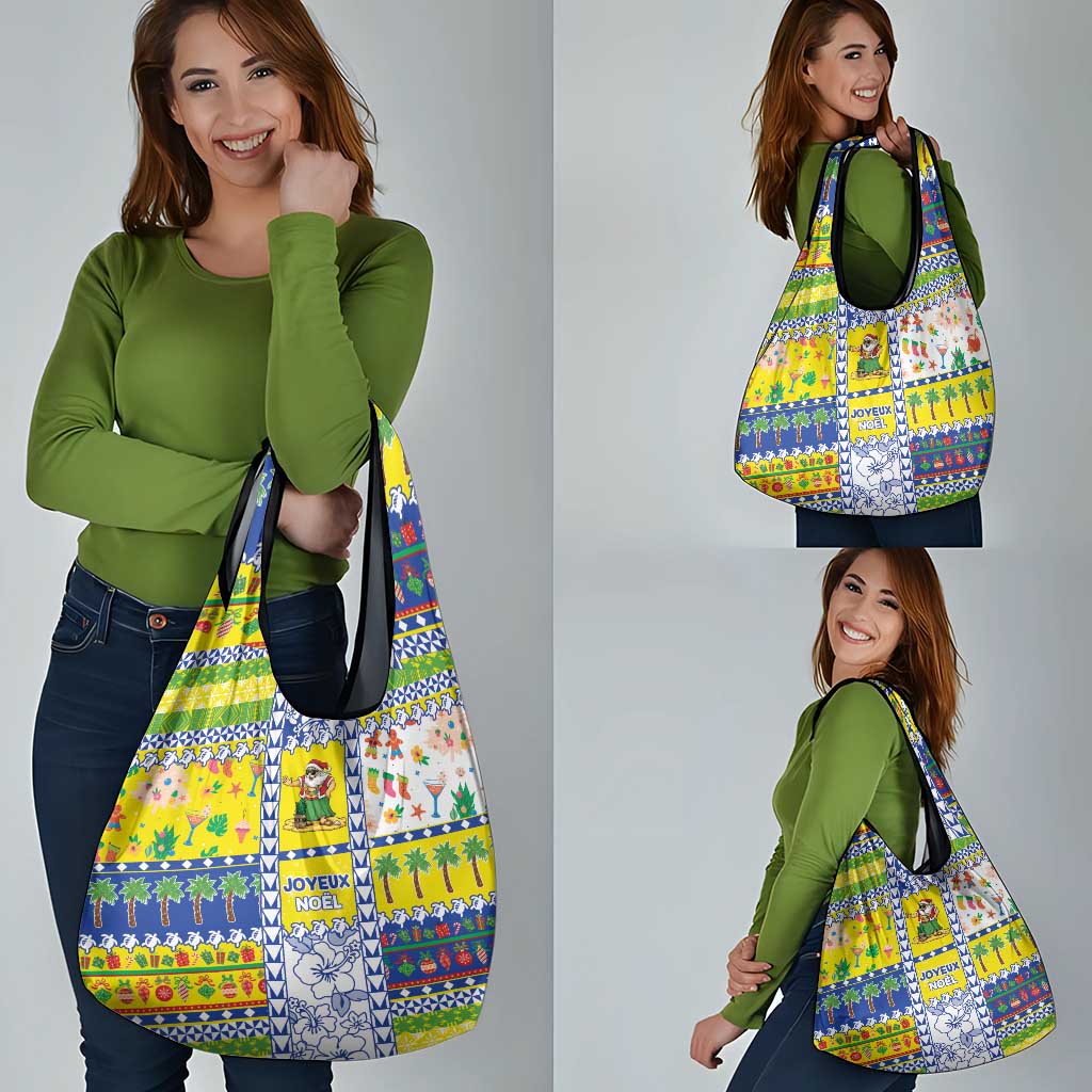 New Caledonia Christmas Grocery Bag Festive Beach Vibes LT05 - Polynesian Pride