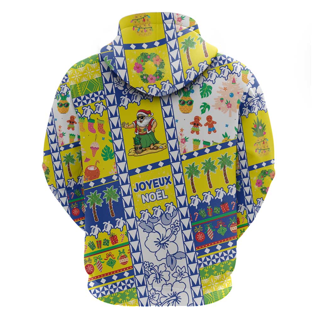 New Caledonia Christmas Hoodie Festive Beach Vibes LT05 - Polynesian Pride