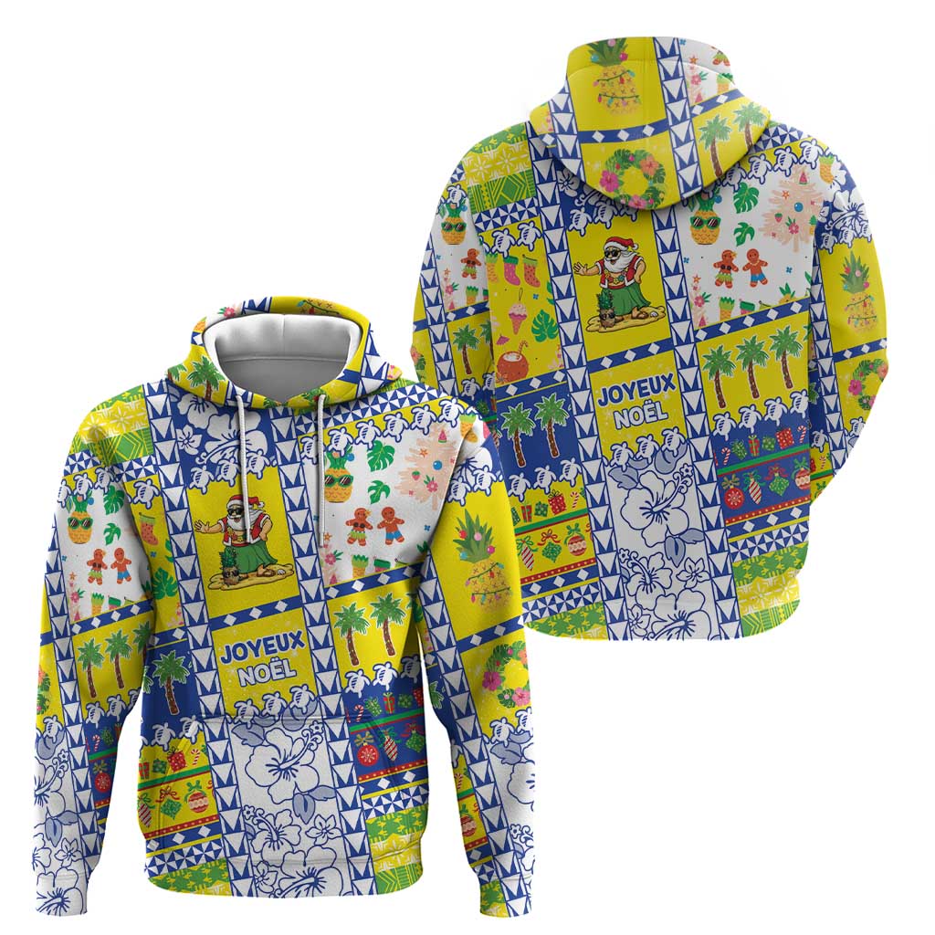 New Caledonia Christmas Hoodie Festive Beach Vibes LT05 - Polynesian Pride