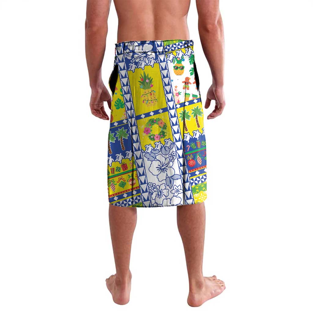 New Caledonia Christmas Lavalava Festive Beach Vibes - Polynesian Pride