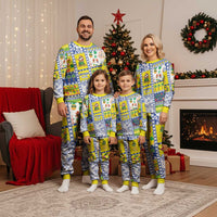 New Caledonia Christmas Pajama Set Festive Beach Vibes - Polynesian Pride
