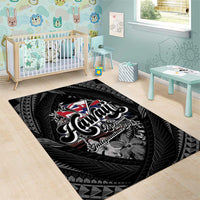 Hawaii November 28th Area Rug Kanaka Maoli Tribal Pattern - Polynesian Pride