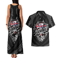 Hawaii November 28th Couples Matching Tank Maxi Dress and Hawaiian Shirt Kanaka Maoli Tribal Pattern LT05 - Polynesian Pride