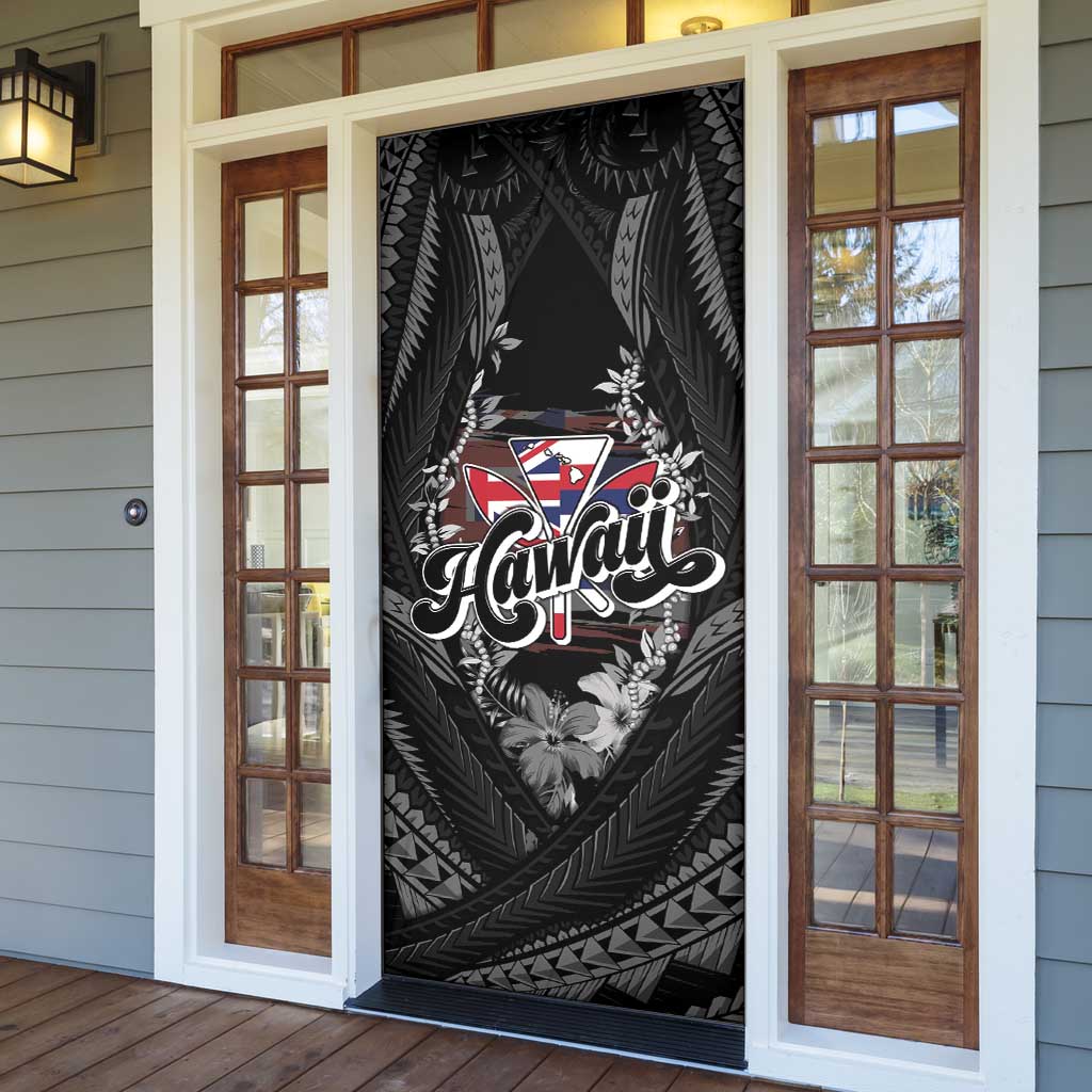 Hawaii November 28th Door Cover Kanaka Maoli Tribal Pattern LT05 - Polynesian Pride