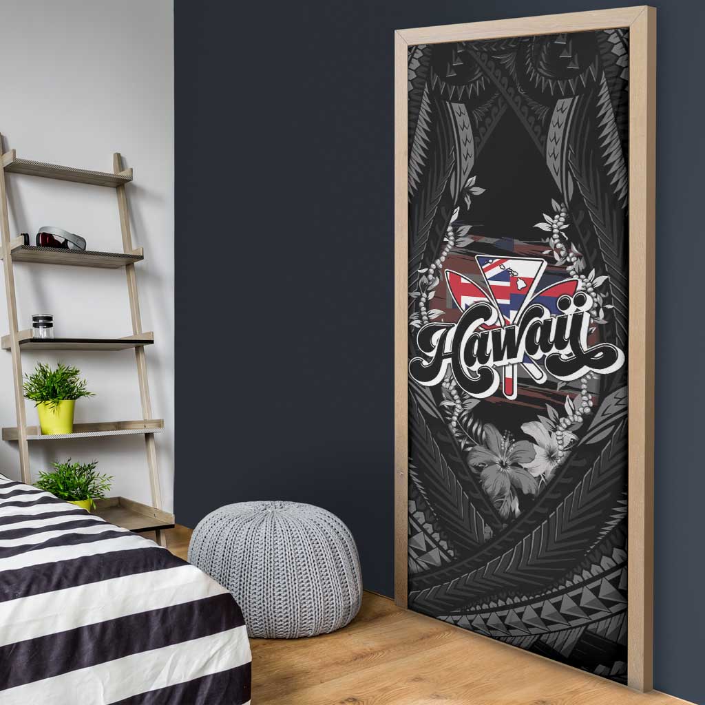 Hawaii November 28th Door Cover Kanaka Maoli Tribal Pattern LT05 - Polynesian Pride