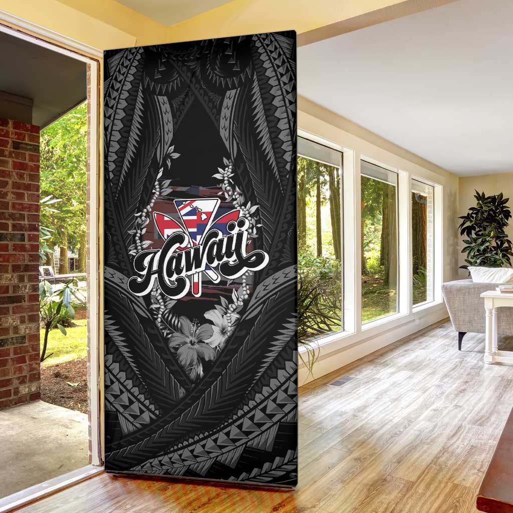 Hawaii November 28th Door Cover Kanaka Maoli Tribal Pattern LT05 - Polynesian Pride