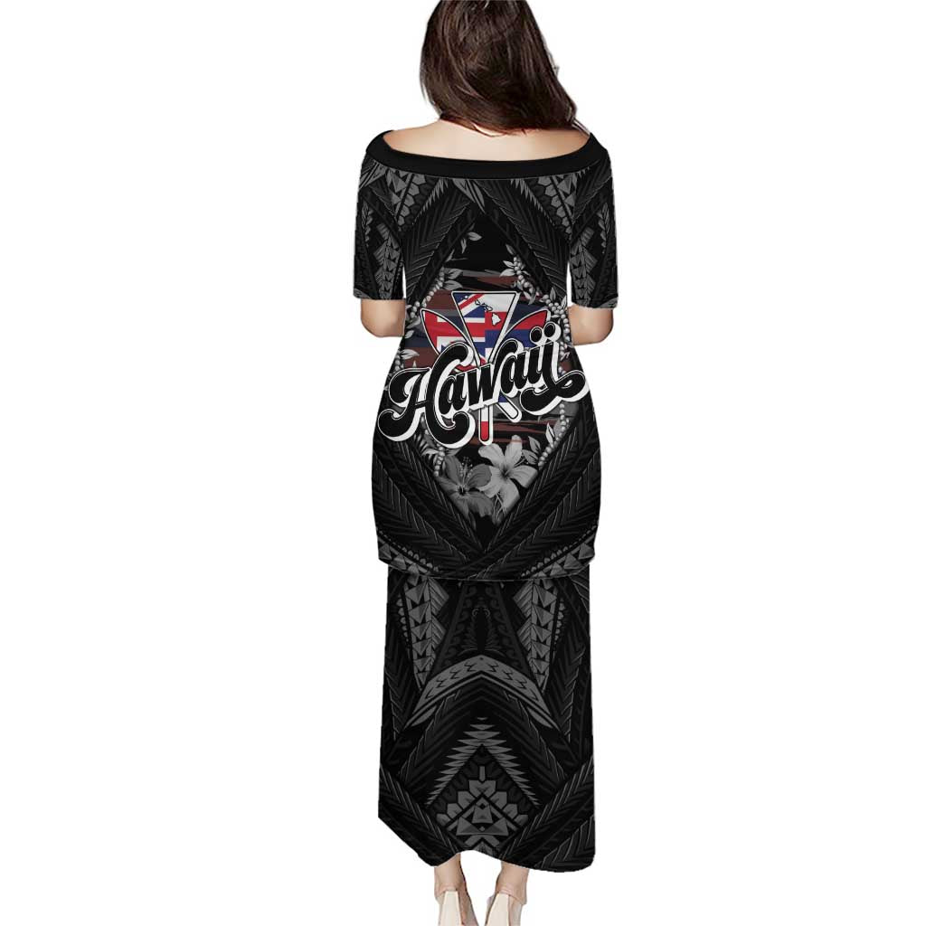 Hawaii November 28th Family Matching Puletasi and Hawaiian Shirt Kanaka Maoli Tribal Pattern LT05 - Polynesian Pride