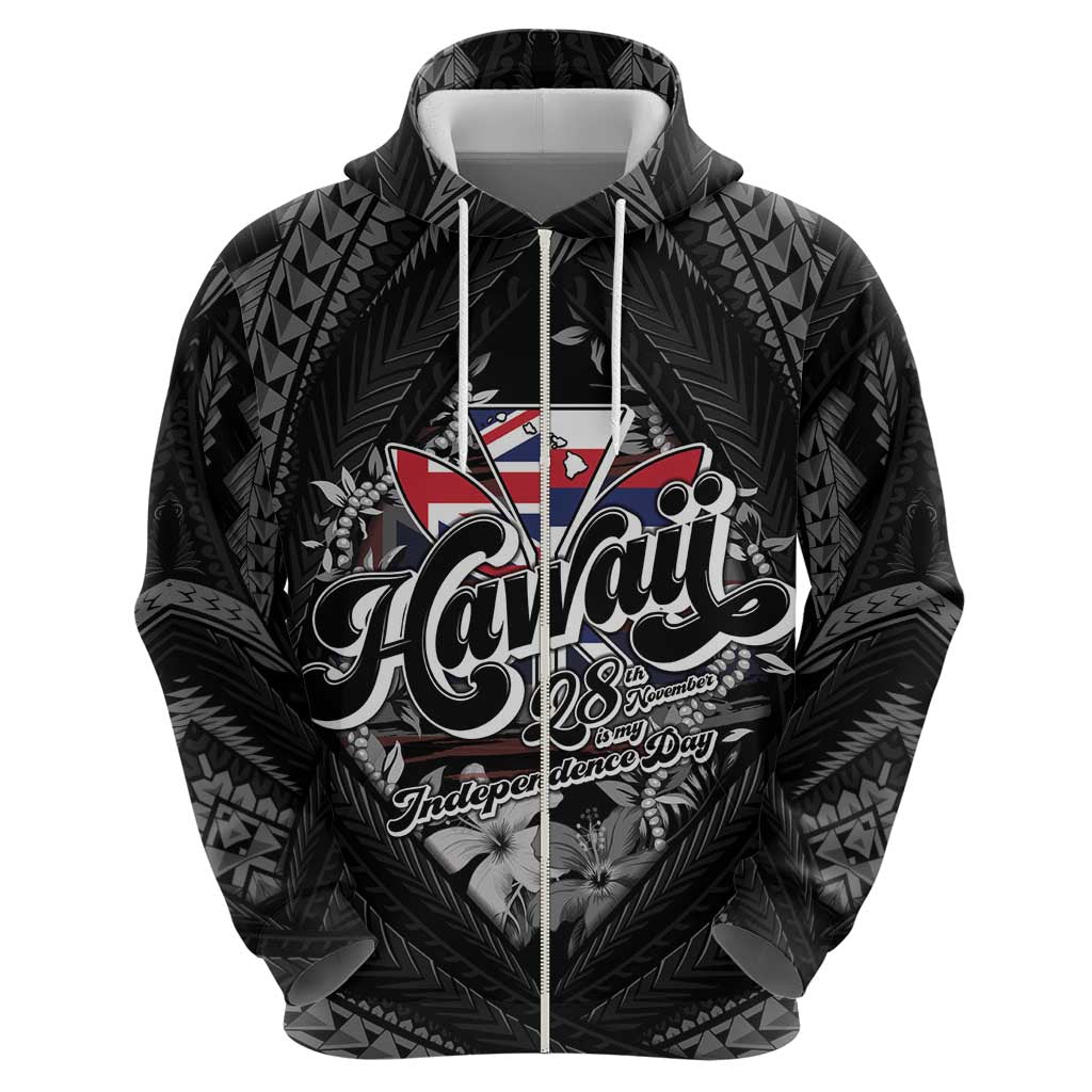 Hawaii November 28th Hoodie Kanaka Maoli Tribal Pattern - Polynesian Pride