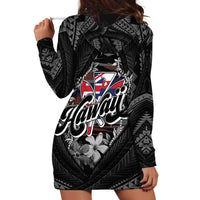 Hawaii November 28th Hoodie Dress Kanaka Maoli Tribal Pattern LT05 - Polynesian Pride