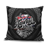 Hawaii November 28th Pillow Cover Kanaka Maoli Tribal Pattern LT05 Black - Polynesian Pride