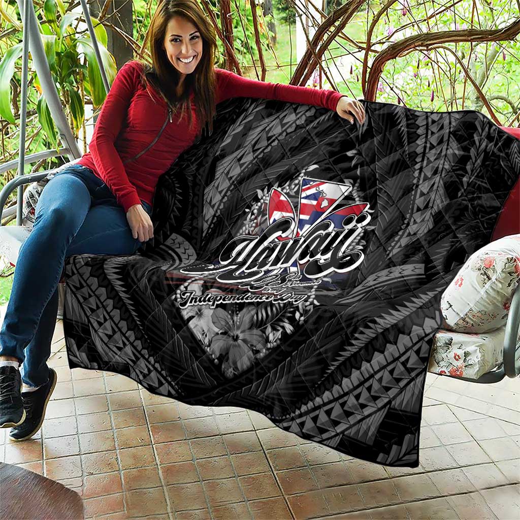 Hawaii November 28th Quilt Kanaka Maoli Tribal Pattern - Polynesian Pride