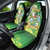 Hawaii Saint Patrick's Day Car Seat Cover Funny Surfing Leprechaun LT05 - Polynesian Pride