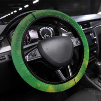 Hawaii Saint Patrick's Day Steering Wheel Cover Funny Surfing Leprechaun LT05 Universal Fit Green - Polynesian Pride