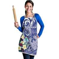 Hafa Adai Guam Apron Latte Stone With Coconut Crab