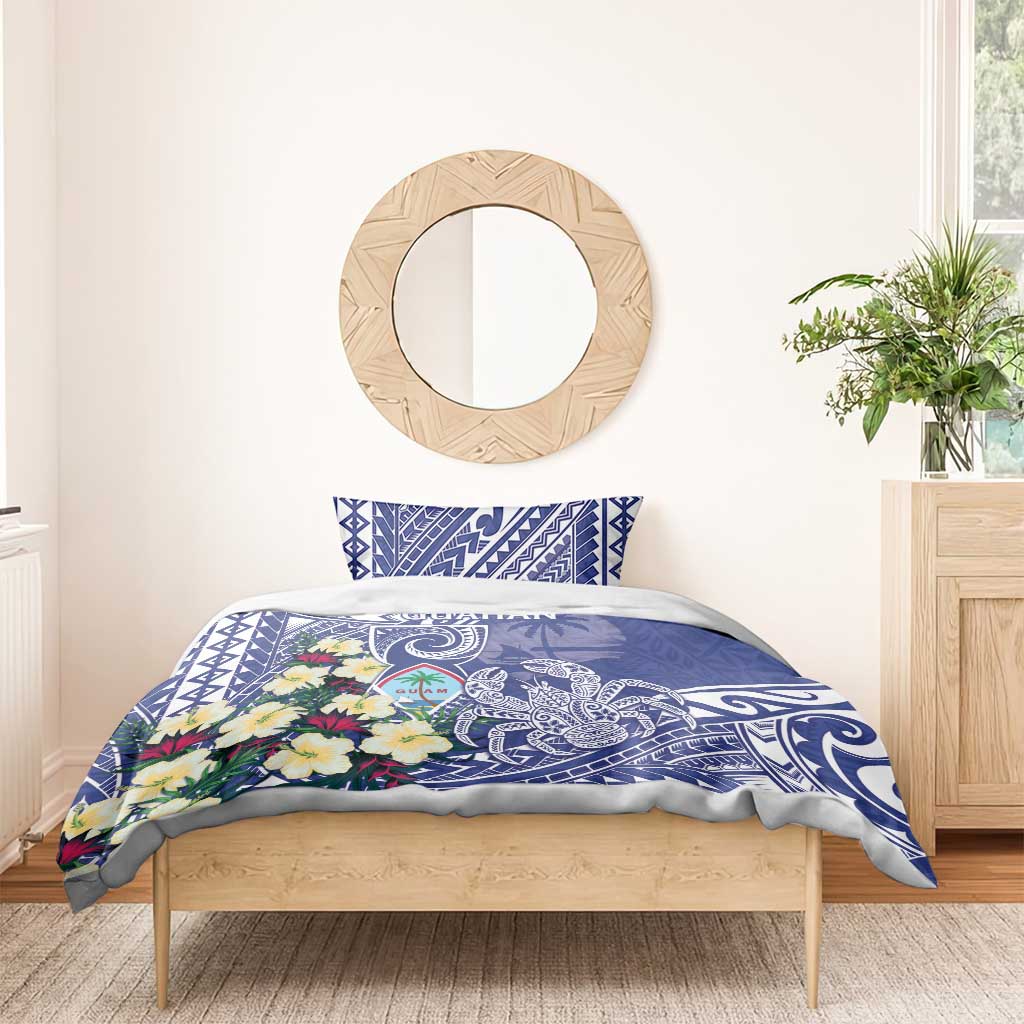 Hafa Adai Guam Bedding Set Latte Stone With Coconut Crab