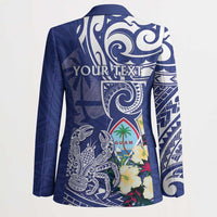 Personalised Hafa Adai Guam Blazer Latte Stone With Coconut Crab