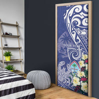 Personalised Hafa Adai Guam Door Cover Latte Stone With Coconut Crab LT05 - Polynesian Pride