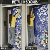 Personalised Hafa Adai Guam Door Cover Latte Stone With Coconut Crab LT05 - Polynesian Pride