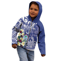 Personalised Hafa Adai Guam Kid Hoodie Latte Stone With Coconut Crab LT05 - Polynesian Pride